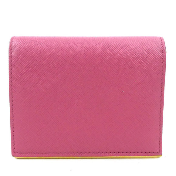 Prada Wallet Pink Leather - Picture 1 of 4